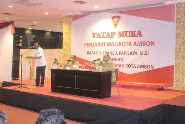 Tatap Muka Dengan Pejabat Walikota